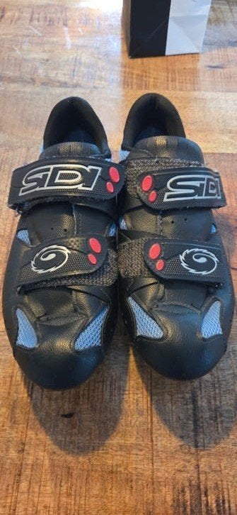 Sidi fietsschoenen met SPD plaatjes - Maat 39 (valt kleiner), Sport en Fitness, Ophalen of Verzenden, Gebruikt, Schoenen