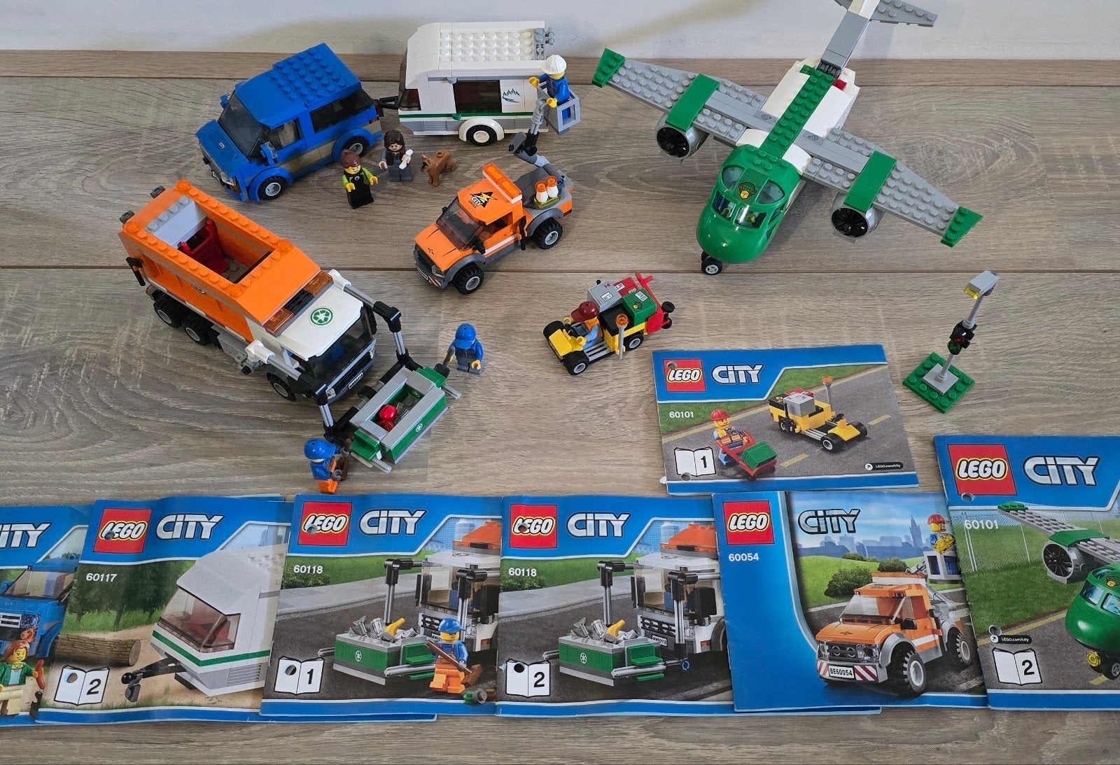 Lego city 60054,60101,60117 en 60118.., City, Inclusief instructies, Lego, Ophalen of Verzenden