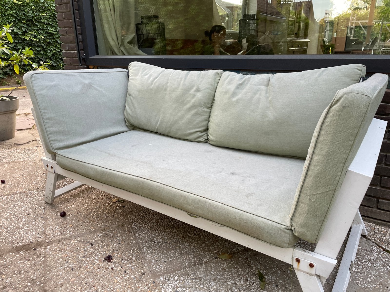 Langerfant tuinkussens (excl bank), Tuin en Terras, Tuinbanken, Ophalen, Gebruikt, Overige materialen