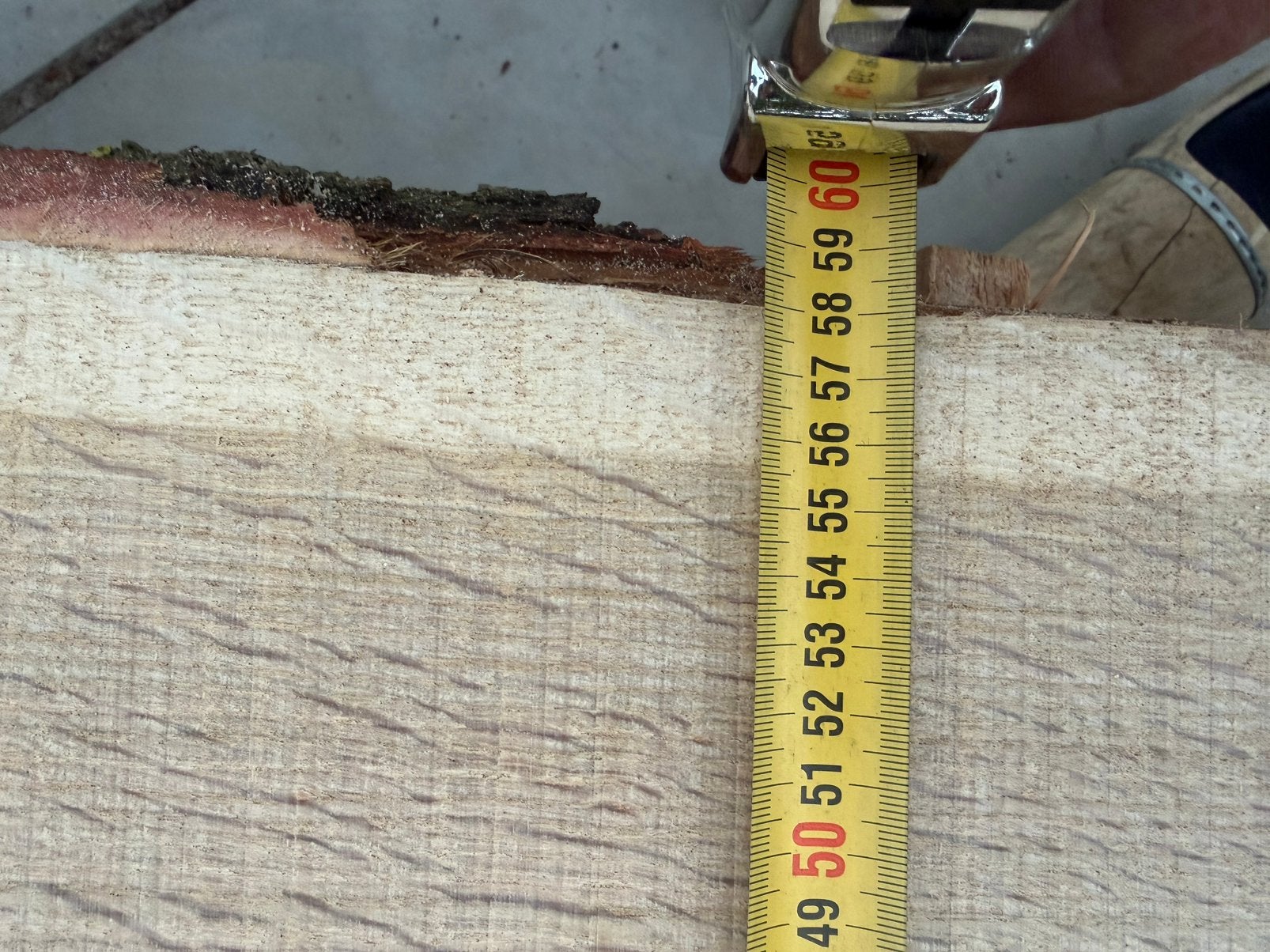 Mooie eiken Schaaldelen 310x50-60x3,5 cm, Ophalen, Zo goed als nieuw, 250 cm of meer, Planken