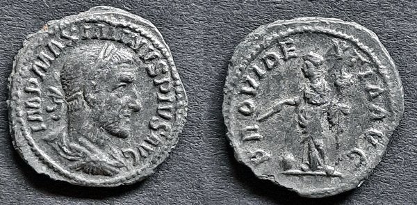 Denarius Maximinus  I S 2345, Postzegels en Munten, Munten | Europa | Niet-Euromunten, Verzenden, Overige landen, Zilver