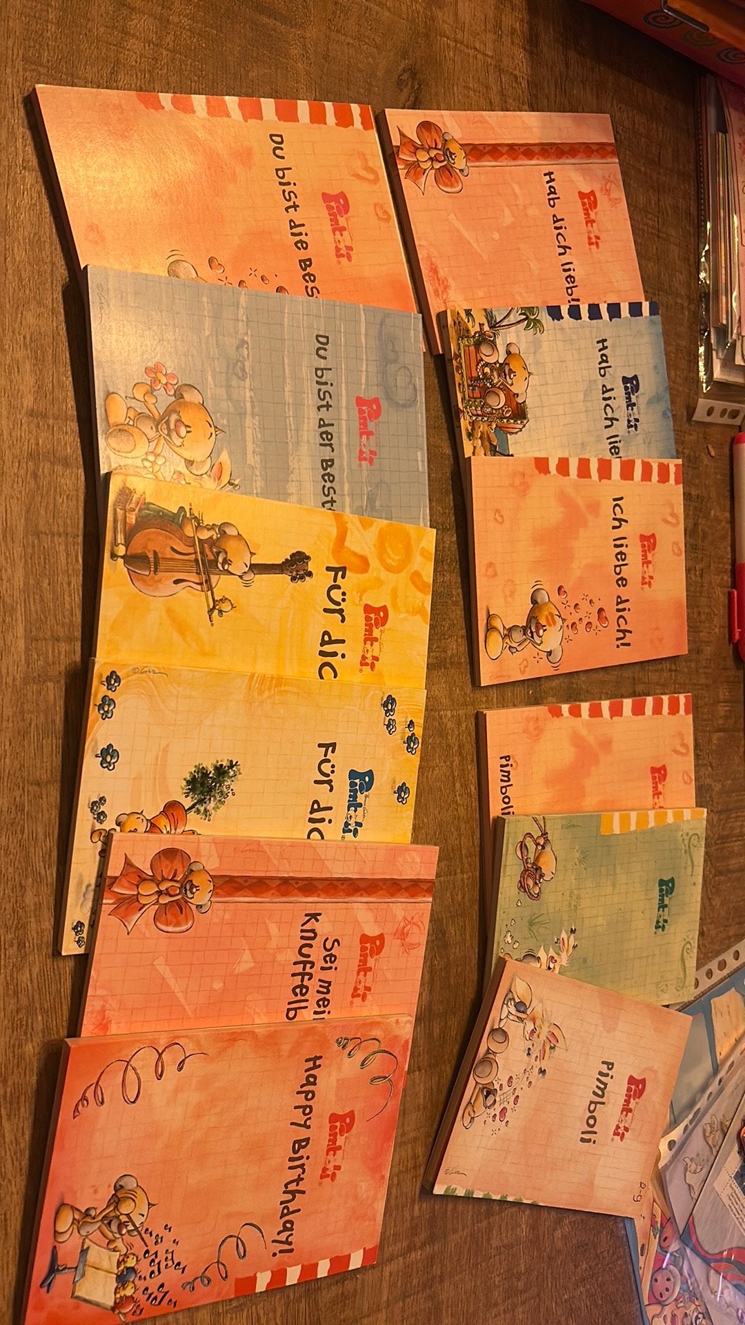A6 pimboli blokken 12 stuks, Verzamelen, Ophalen of Verzenden, Papier, Kaart of Schrift