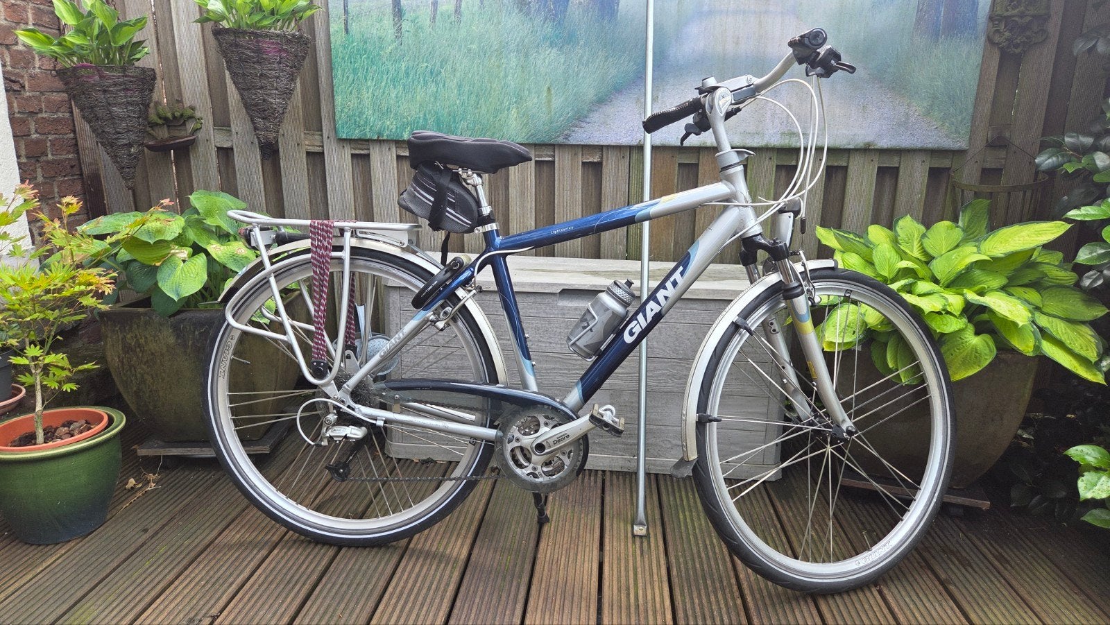 Giant Freerider DX - Maat M - Zo goed als nieuw, Ophalen, 28 inch, Vering, Velgrem
