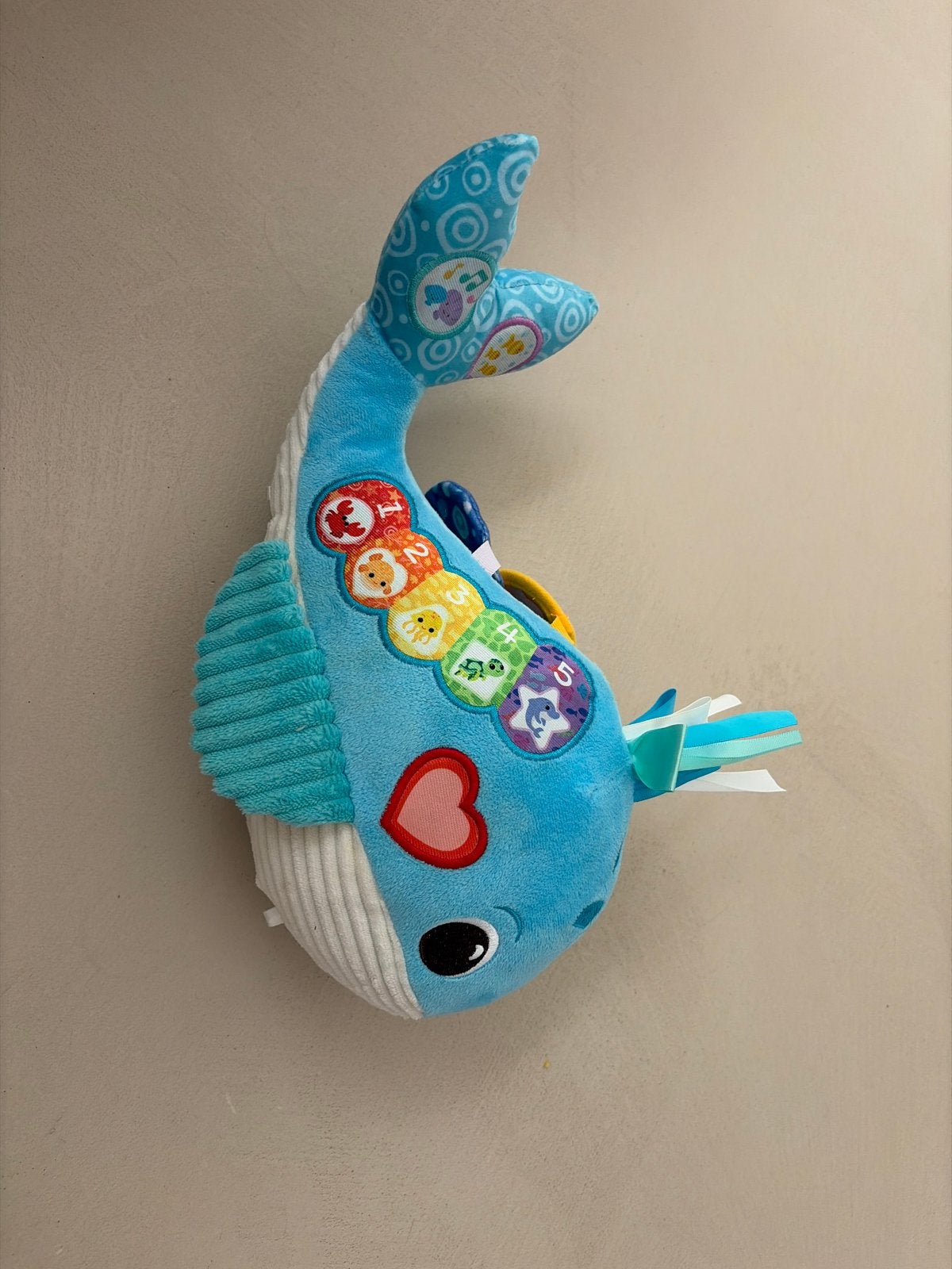 VTech Baby Walvis Knuffel met Licht en Geluid, Ophalen, Gebruikt, Overige typen, Met licht