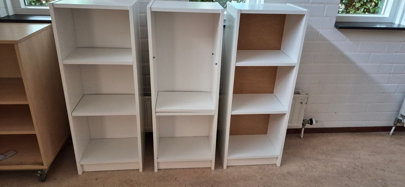 IKEA Billy Boekenkast - Wit, Huis en Inrichting, Kasten | Boekenkasten, Ophalen, Met plank(en), Minder dan 50 cm, Gebruikt