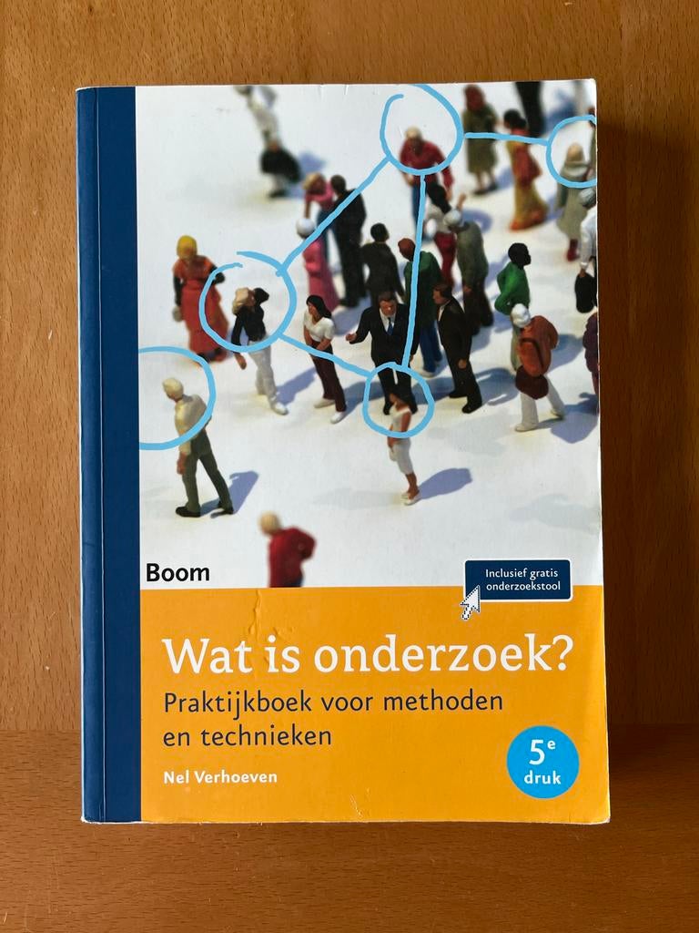 Wat is onderzoek? Praktijkboek methoden en technieken 5e dru, Boeken, Studieboeken en Cursussen, Gelezen, HBO, Gamma, Ophalen of Verzenden