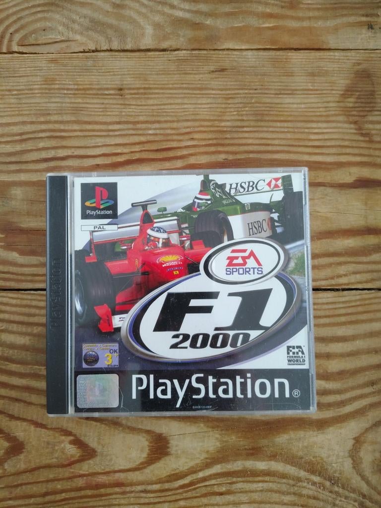 F1 2000 PlayStation 1 - Racegame Klassieker, Gebruikt, 1 speler, Racen en Vliegen, Ophalen of Verzenden