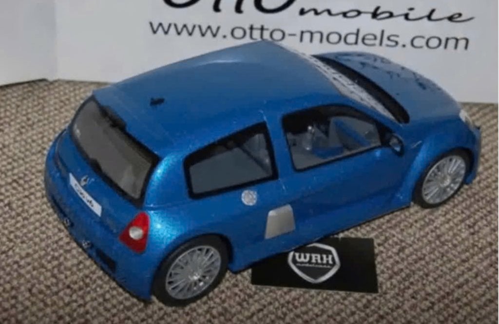 1:12 RENAULT CLIO 2 PHASE 2 V6 blue G067 Otto mobile WRH, Verzenden, Zo goed als nieuw, 1:9 t/m 1:12, Auto