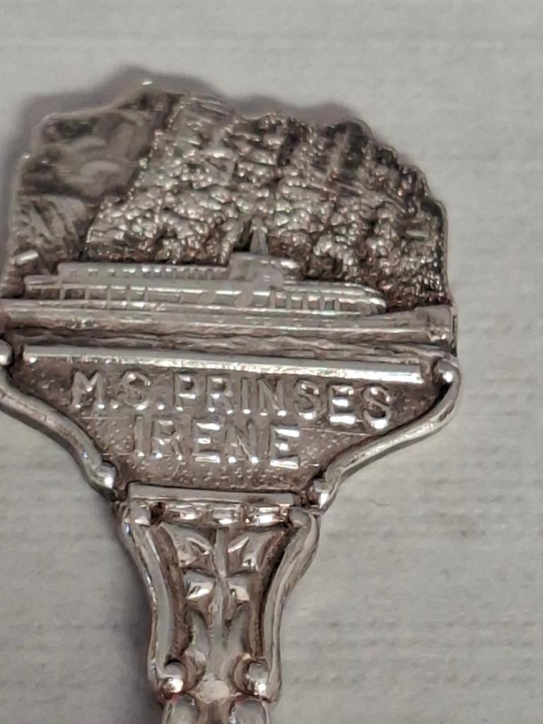 Verzilverde theelepel M.S. Prinses Irene, Antiek en Kunst, Ophalen of Verzenden