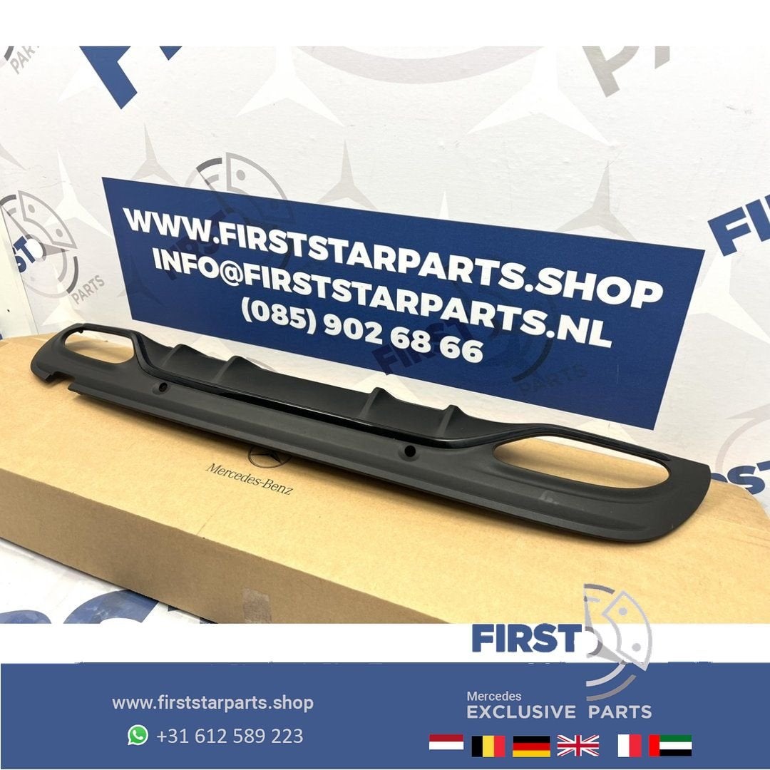 W205 FACELIFT C43 AMG BUMPER DIFFUSER NIGHT PAKKET Mercedes, Gebruikt, -, Ophalen of Verzenden, -