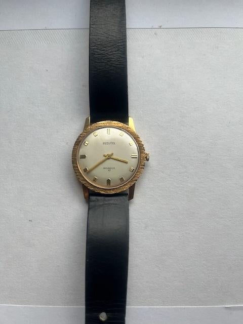 Provita incabloc 17, Sieraden, Tassen en Uiterlijk, Horloges | Antiek, Overige merken, Staal, Polshorloge, Verguld
