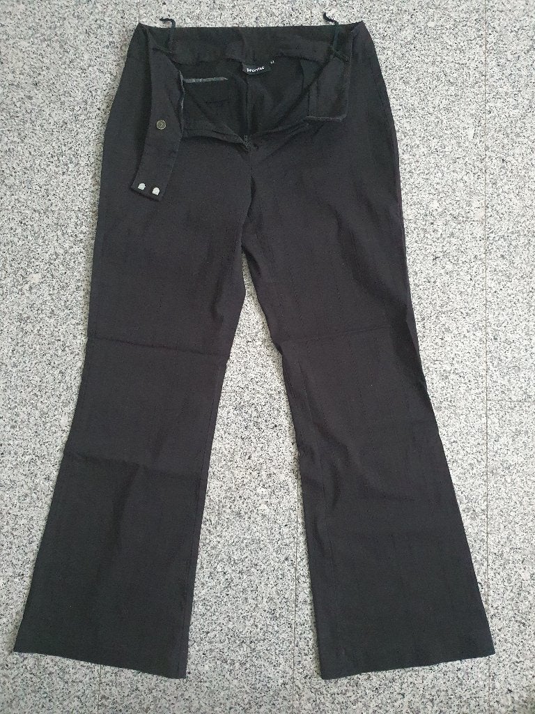 Dames Pantalon, Promiss, Zwart, Maat 42/44 (L), Ophalen of Verzenden