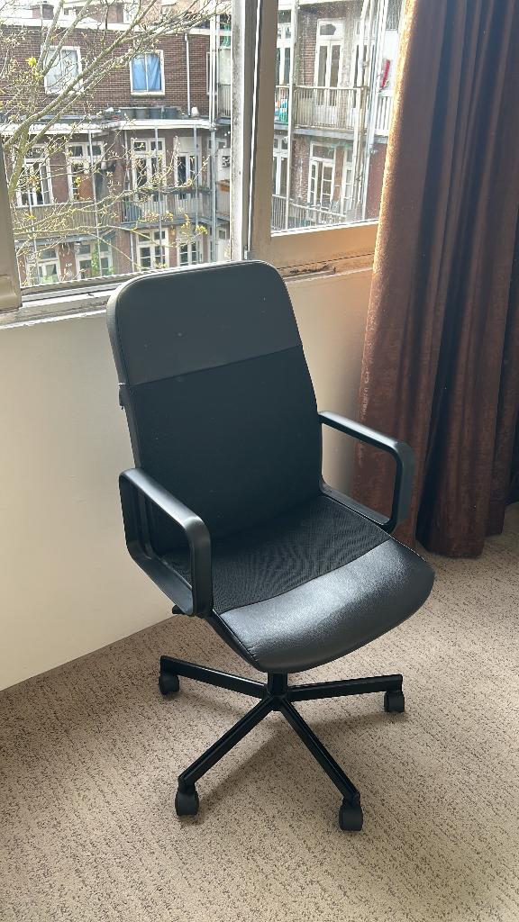 Ikea Bureaustoel Zwart, Huis en Inrichting, Bureaustoelen, Ophalen, Zwart, Zo goed als nieuw, Bureaustoel