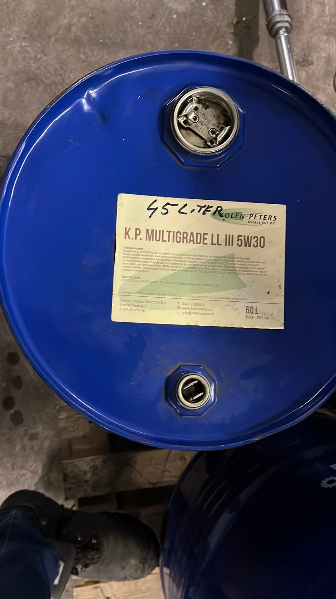 Olie K.P. Multigrade LL111 5W30, Ophalen of Verzenden