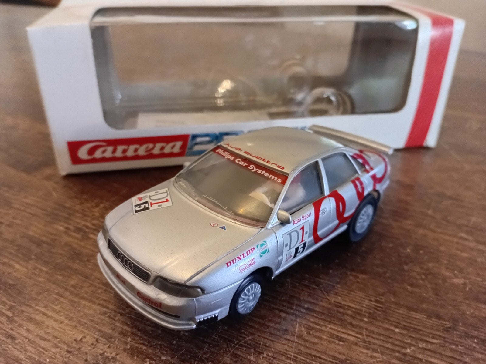 Carrera PROFI Audi Quattro raceauto - Zo goed als nieuw, Ophalen of Verzenden