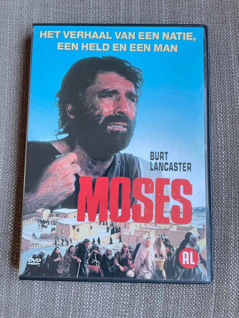Moses dvd - Burt Lancaster - Bijbels Epos, Alle leeftijden, Ophalen of Verzenden, Gebruikt
