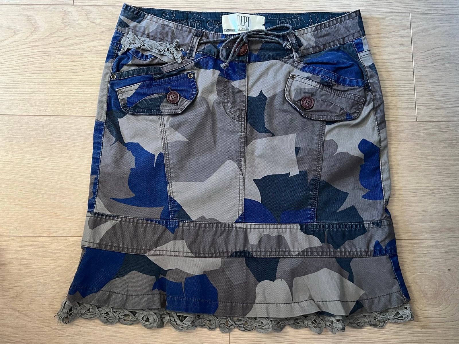 Dept Camouflage Rok - Maat M - Lengte 51cm, Maat 38/40 (M), Blauw, Ophalen of Verzenden, Zo goed als nieuw