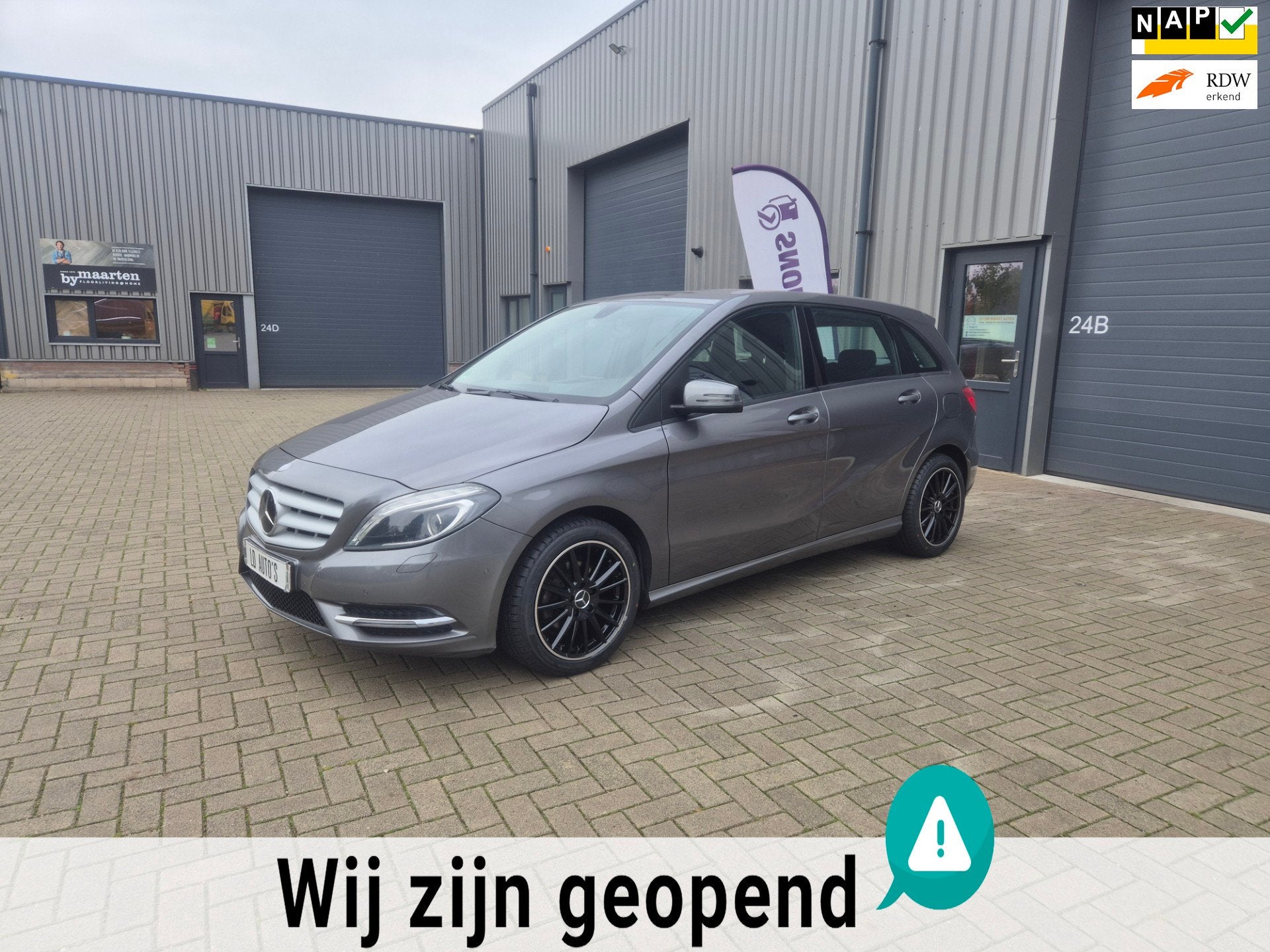 Mercedes-Benz B-klasse 180 Ambition TOP OCCASION 2e EIGENAAR, Auto's, Voorwielaandrijving, Stof, Gebruikt, 4 cilinders