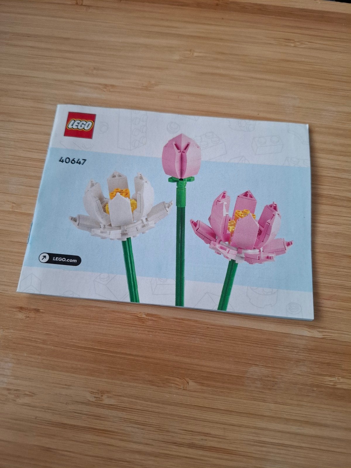 LEGO Lotusbloemen 40647 - Compleet met boekje, Verzenden