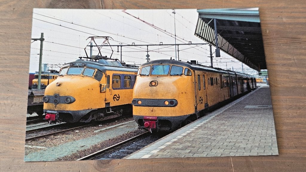 Foto TREIN Nederlandse Spoorwegen Diesel DE3 Plan U Mat 54, Verzenden, Gebruikt, Trein, Overige typen