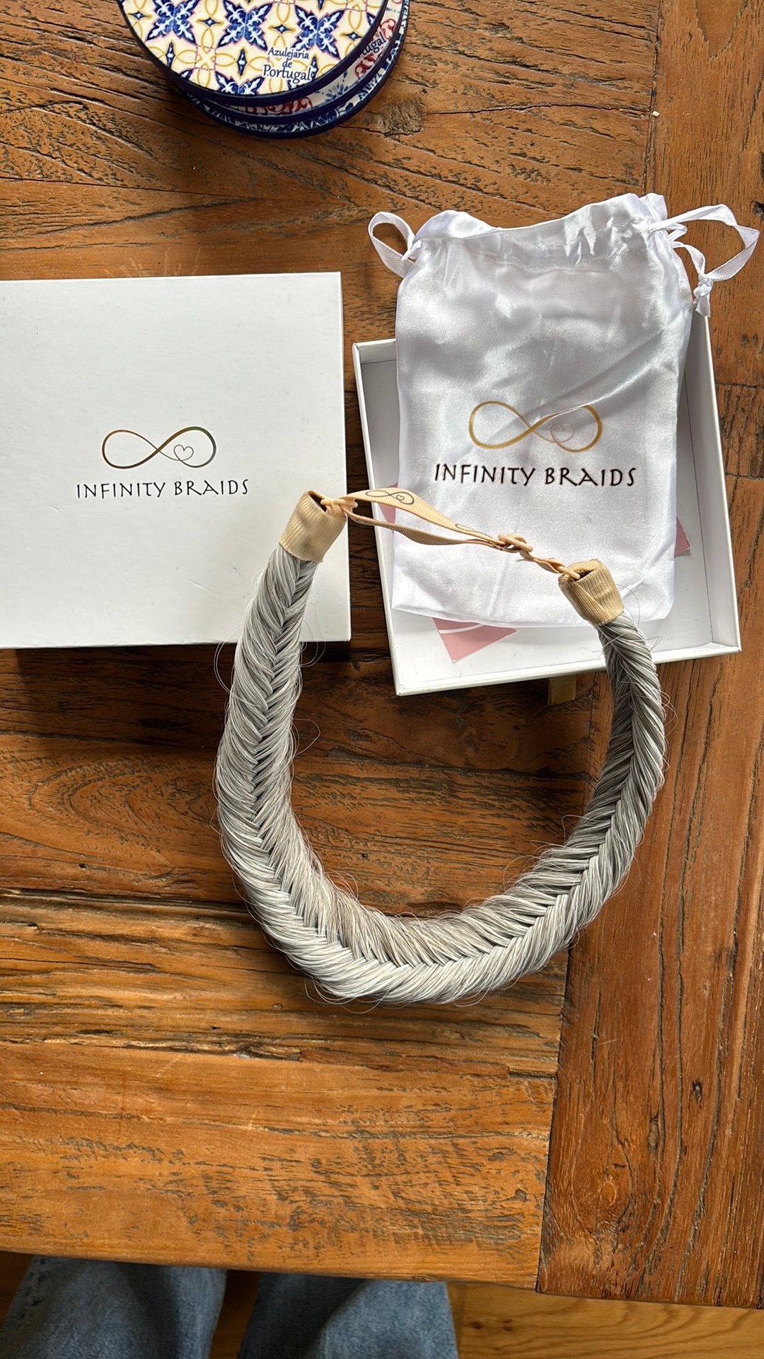 Fishtail haarband van infinity braids, Ophalen of Verzenden, Nieuw
