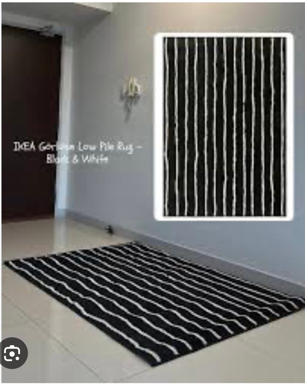 Ikea Görlöse tapijt 133x195 cm, Ophalen, 100 tot 150 cm, Zo goed als nieuw, 150 tot 200 cm