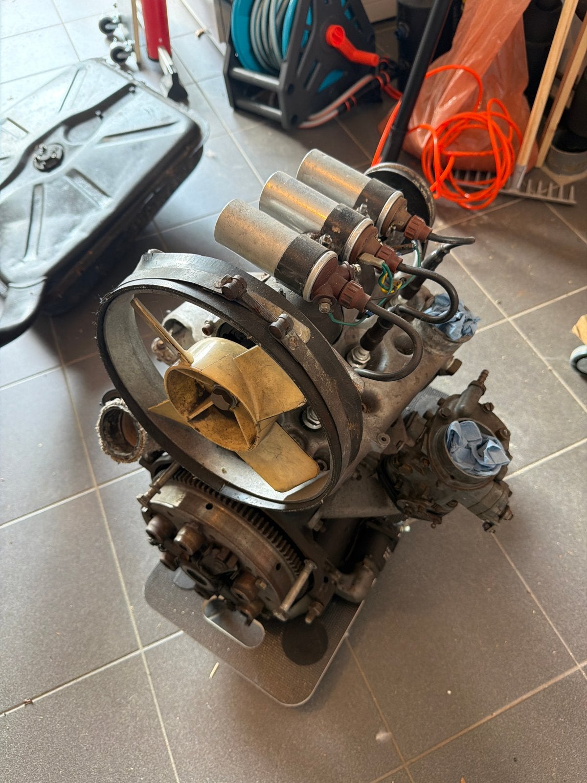ORIGINEEL MOTORBLOK DKW F11, Ophalen, Gebruikt, Oldtimer onderdelen