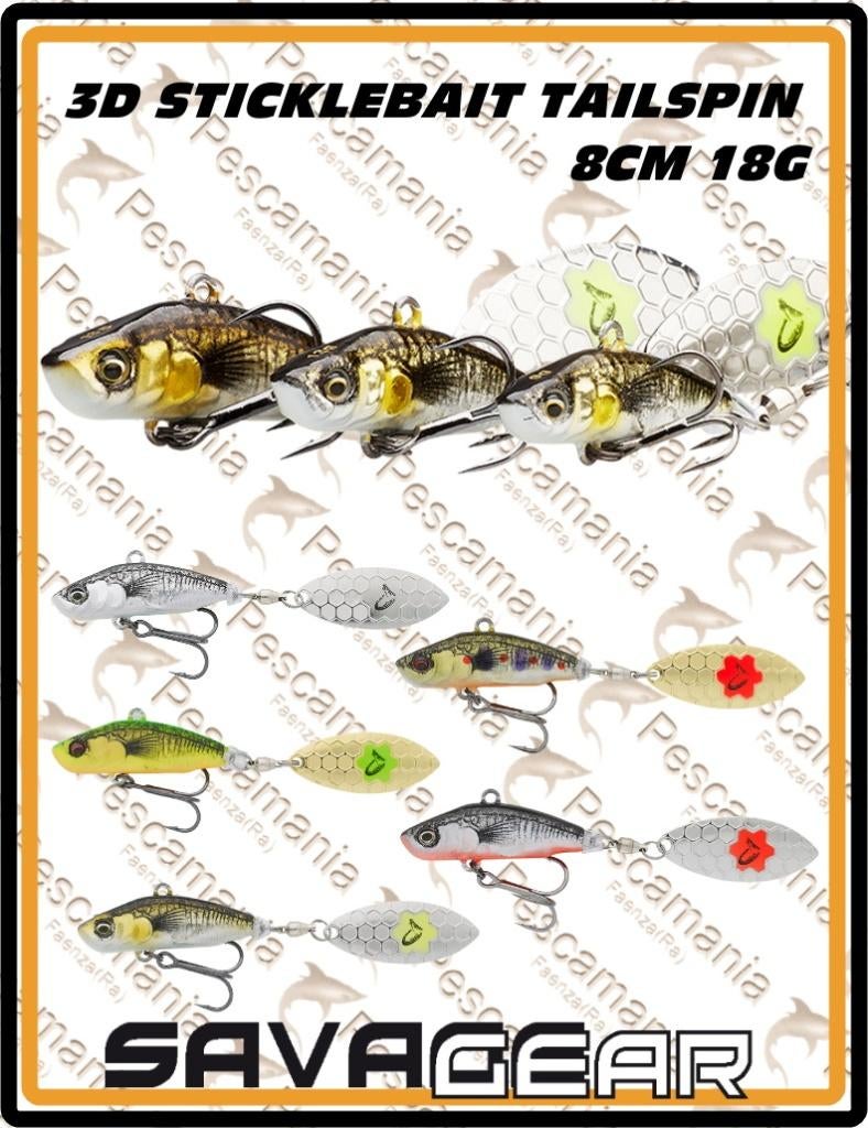 Sticklebait Tailspin (Savage Gear) 8cm/18 gram...