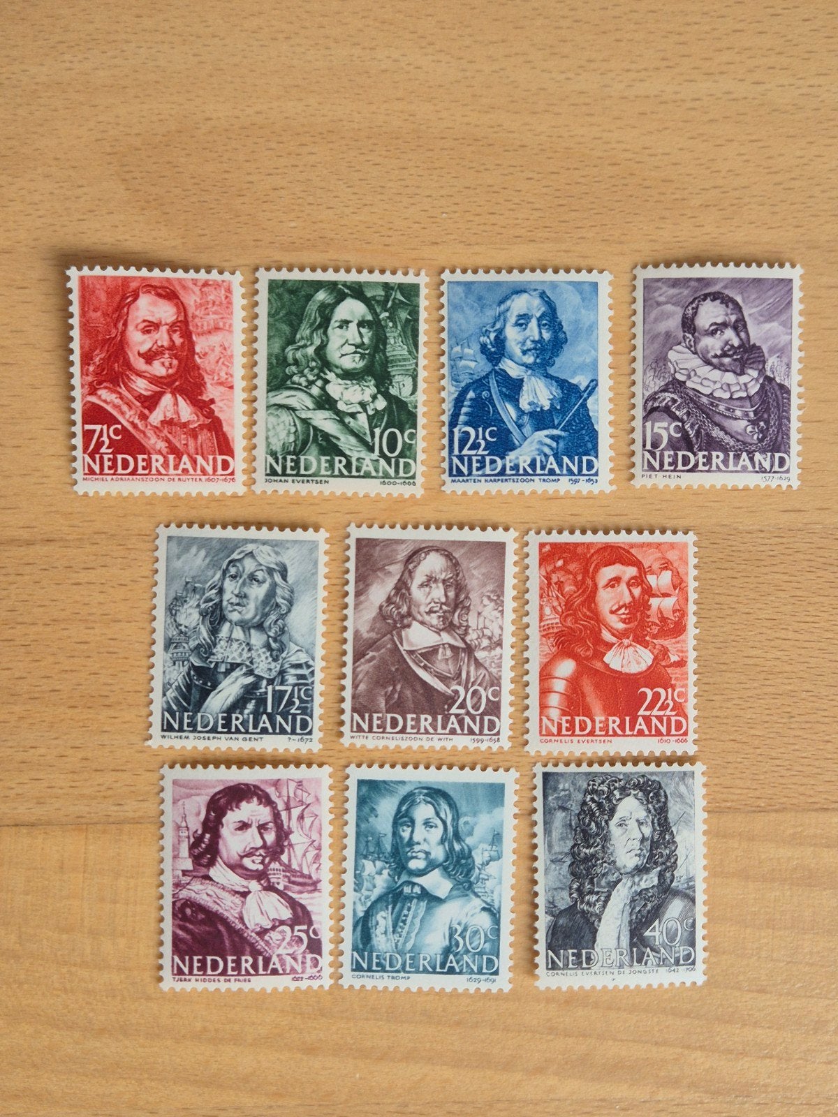Nederland 1943-1944 zeehelden, Postzegels en Munten, Postzegels | Nederland, Ophalen of Verzenden, Na 1940, Postfris