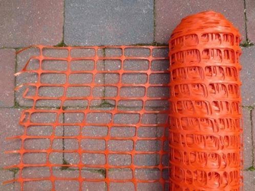 Oranje afzetgaas/skipistegaas 1 meter x 50 meter., Ophalen, Nieuw, 20 meter of meer, Gaas