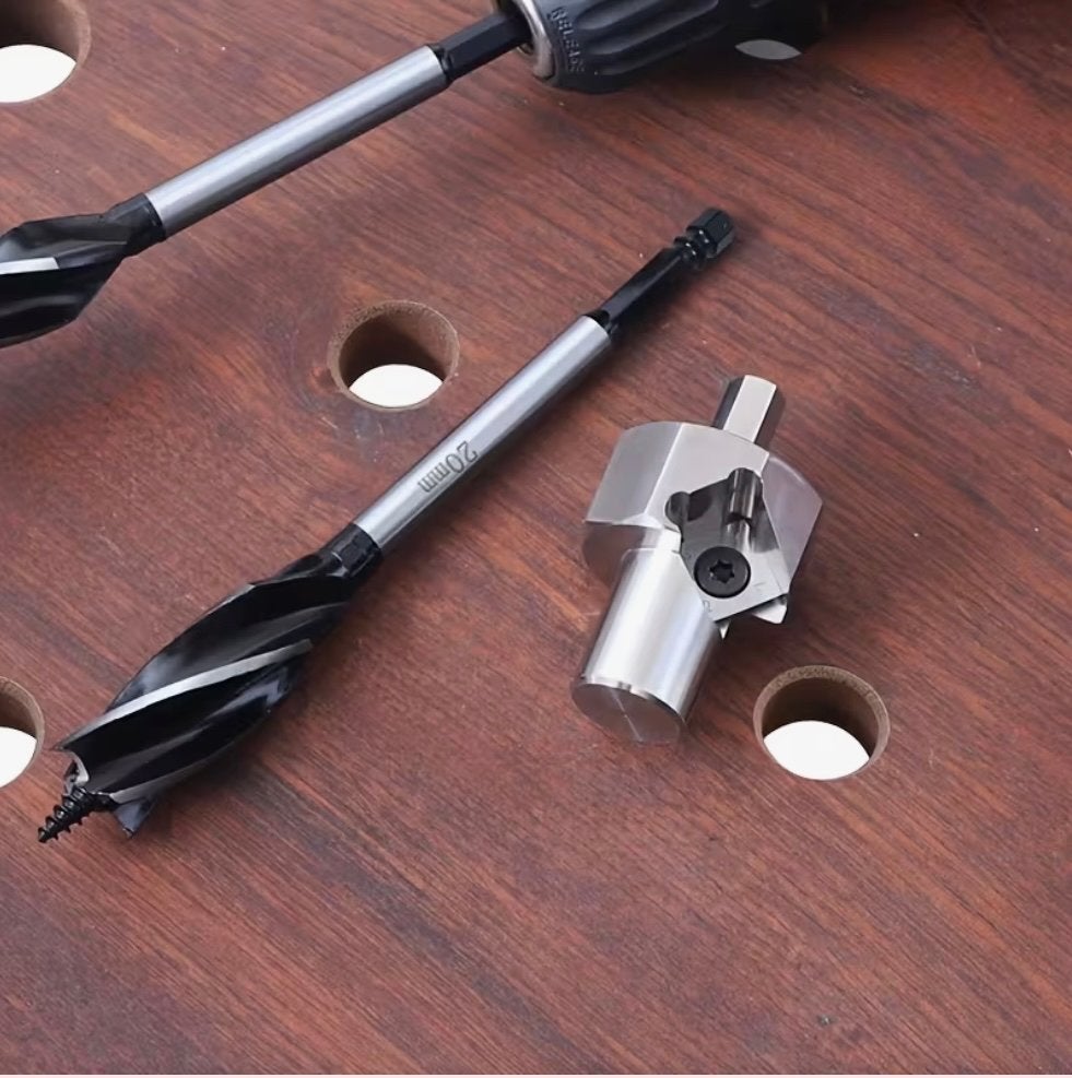 MFT Werkblad Gaten Boorset met RVS Verzinken 19mm, Ophalen of Verzenden, Nieuw, Overige typen