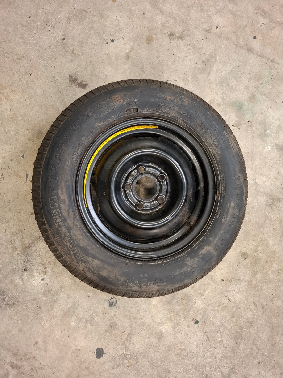 Reservewiel Volvo 740 - 185/80 D14, Ophalen, Gebruikt