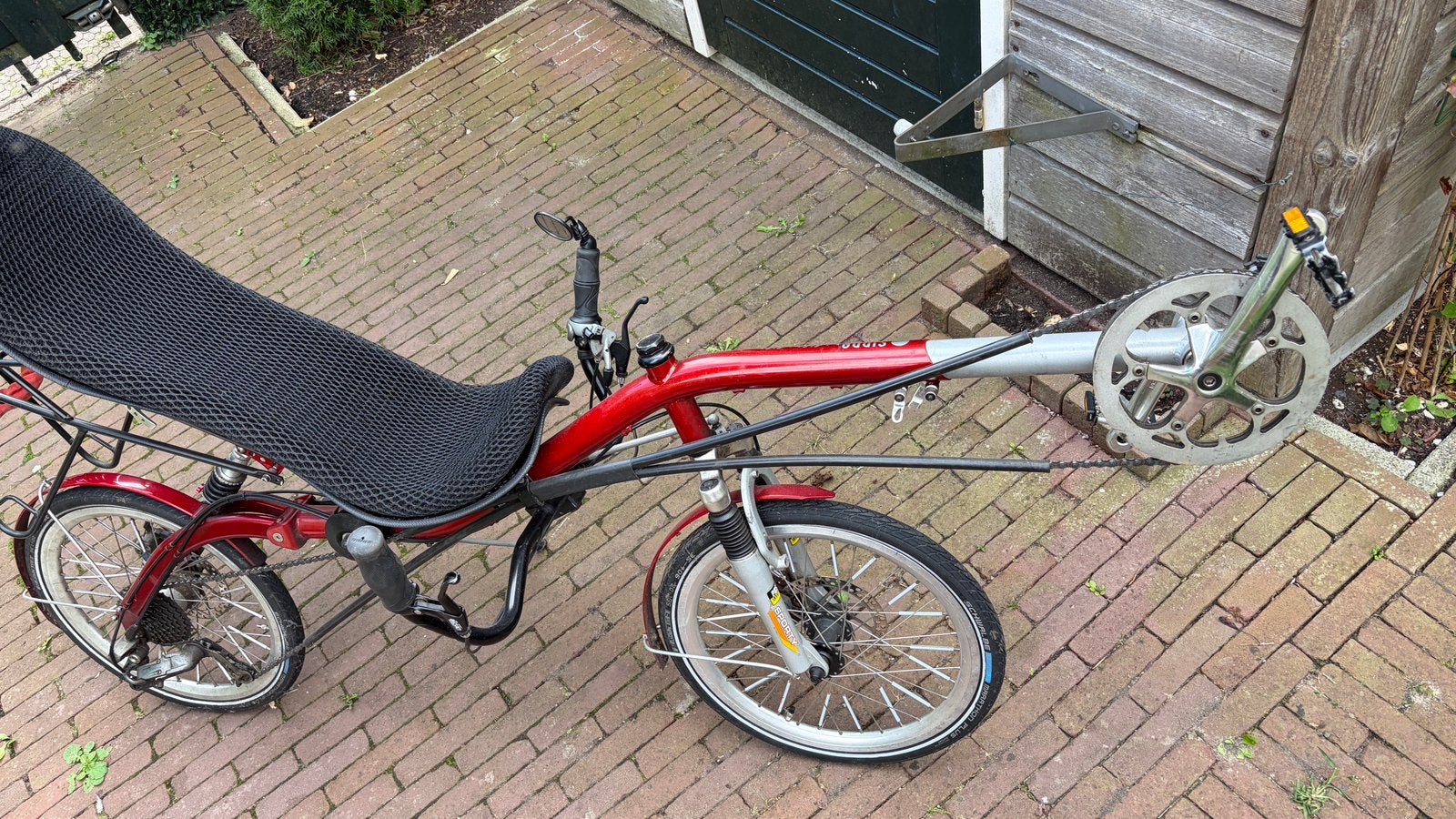 Ligfiets Sinner Fifty Fifty, Fietsen en Brommers, Ophalen, Onderstuur, Schijfrem, Sinner
