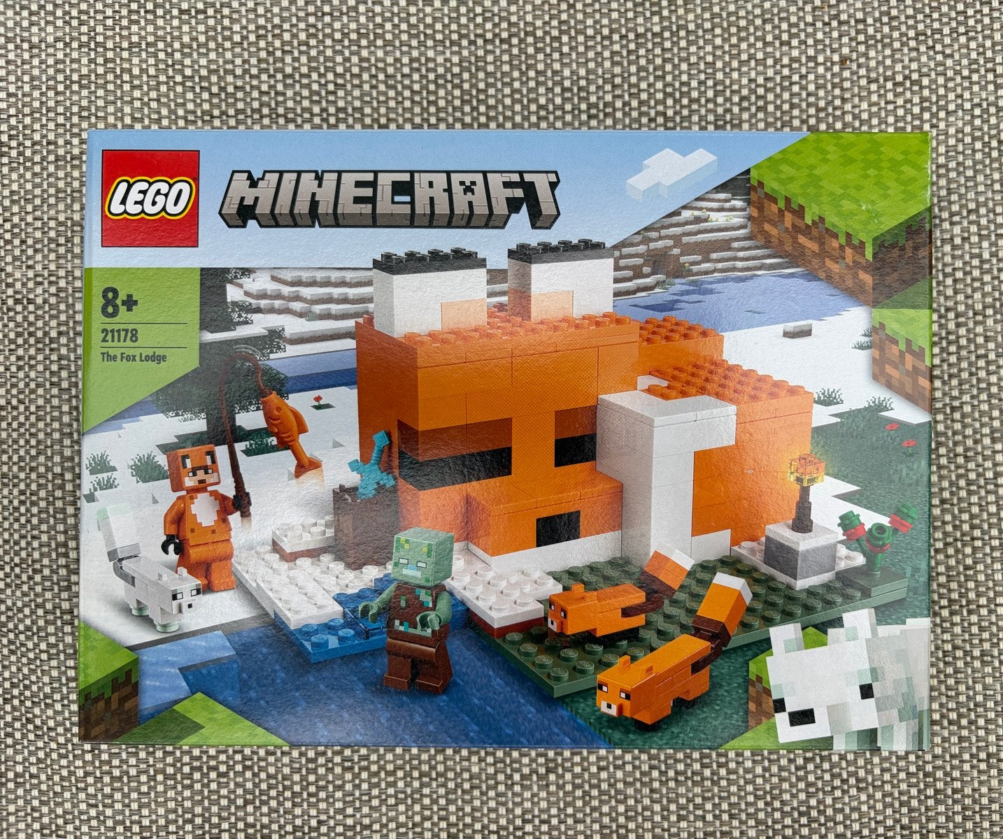 LEGO Minecraft De Vossenlodge 21178 - Nieuw en Ongeopend, Lego, Nieuw, Ophalen of Verzenden, Complete set