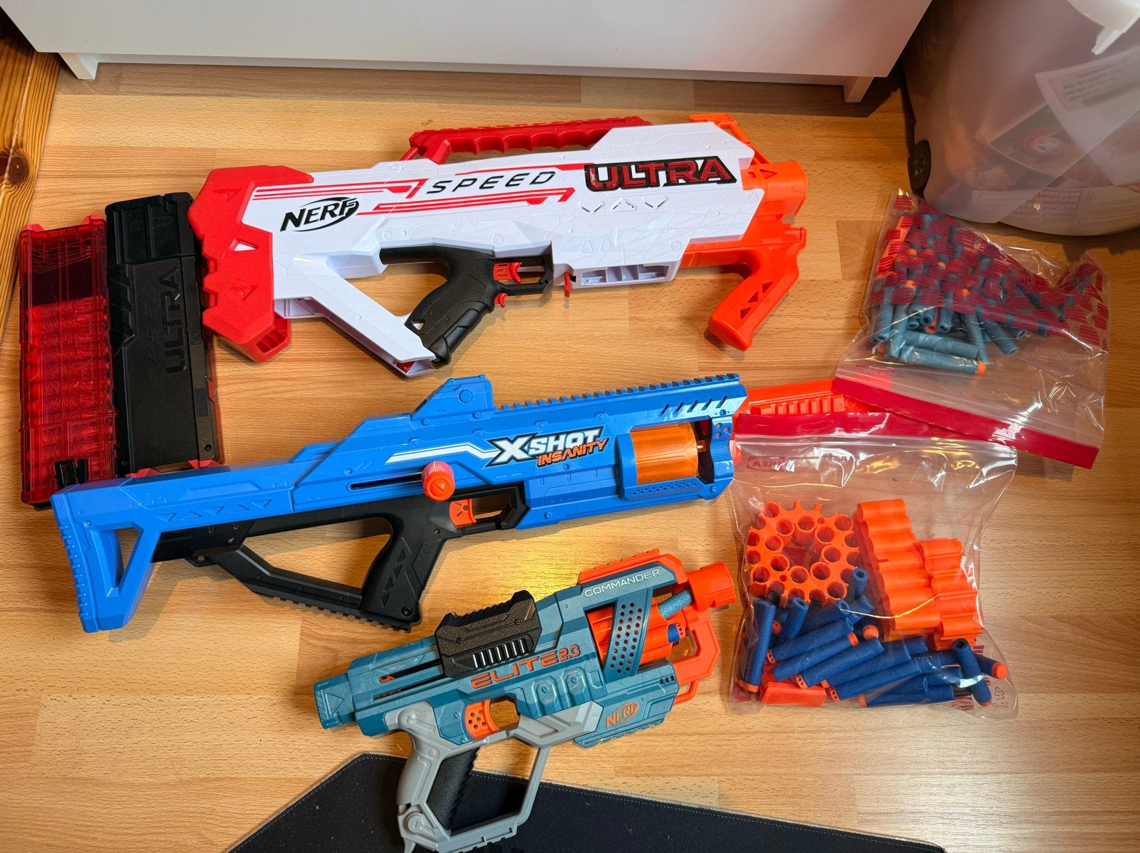 Nerf en X-Shot Blasters met veel pijltjes, Ophalen of Verzenden, Gebruikt, Jongen of Meisje