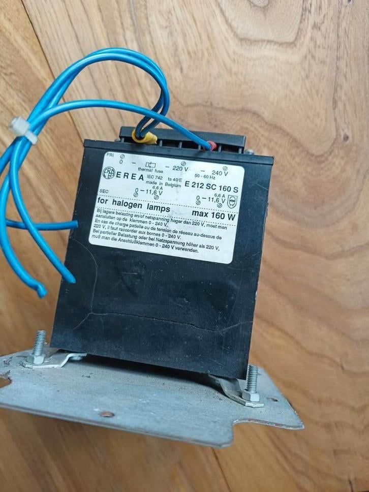 EREA Halogeen Transformator E 212 SC 160 S Max 160W, Gebruikt, 60 watt of meer, Halogeen (gloei)lamp, Overige fittingen