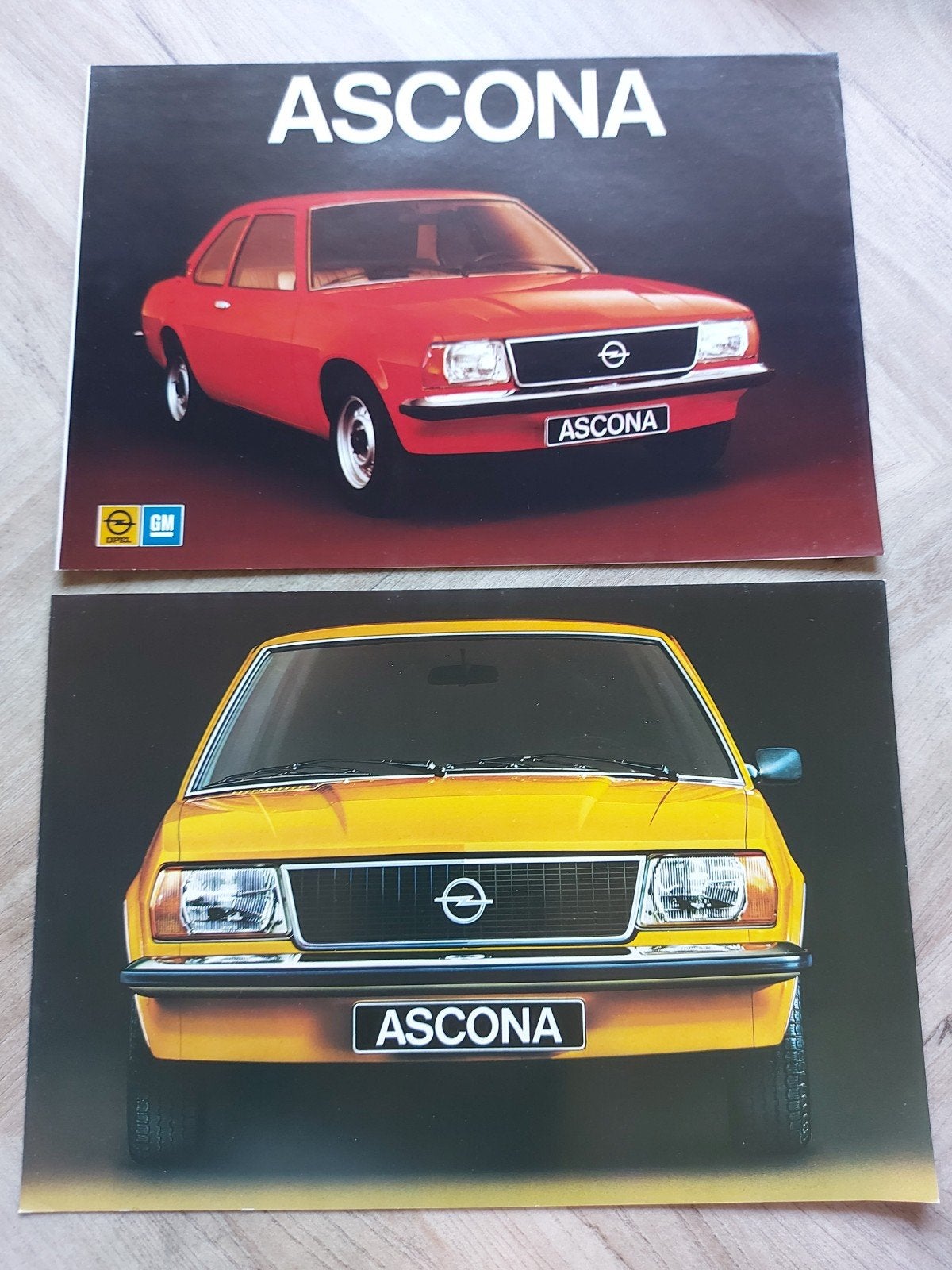 2x dunne Opel Ascona folders, Ophalen of Verzenden, Zo goed als nieuw, Opel