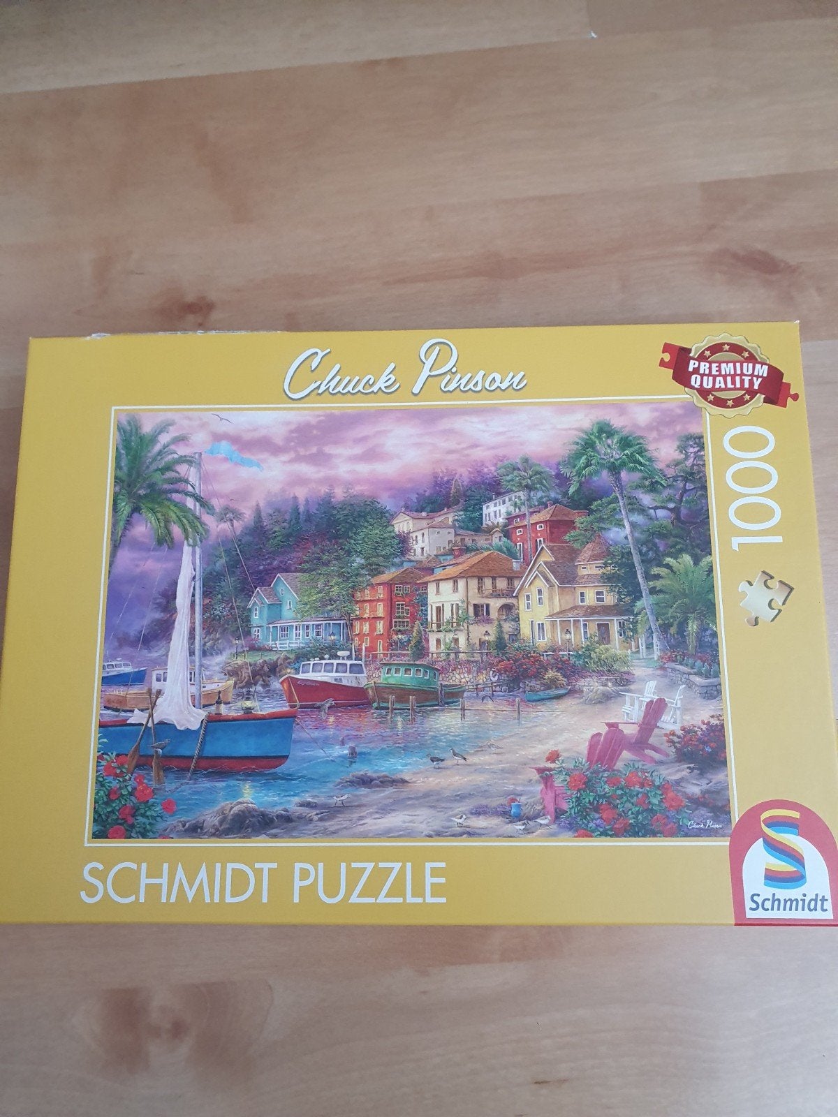 Schmidt puzzel "Kustbekoring", Ophalen, 500 t/m 1500 stukjes, Zo goed als nieuw, Legpuzzel