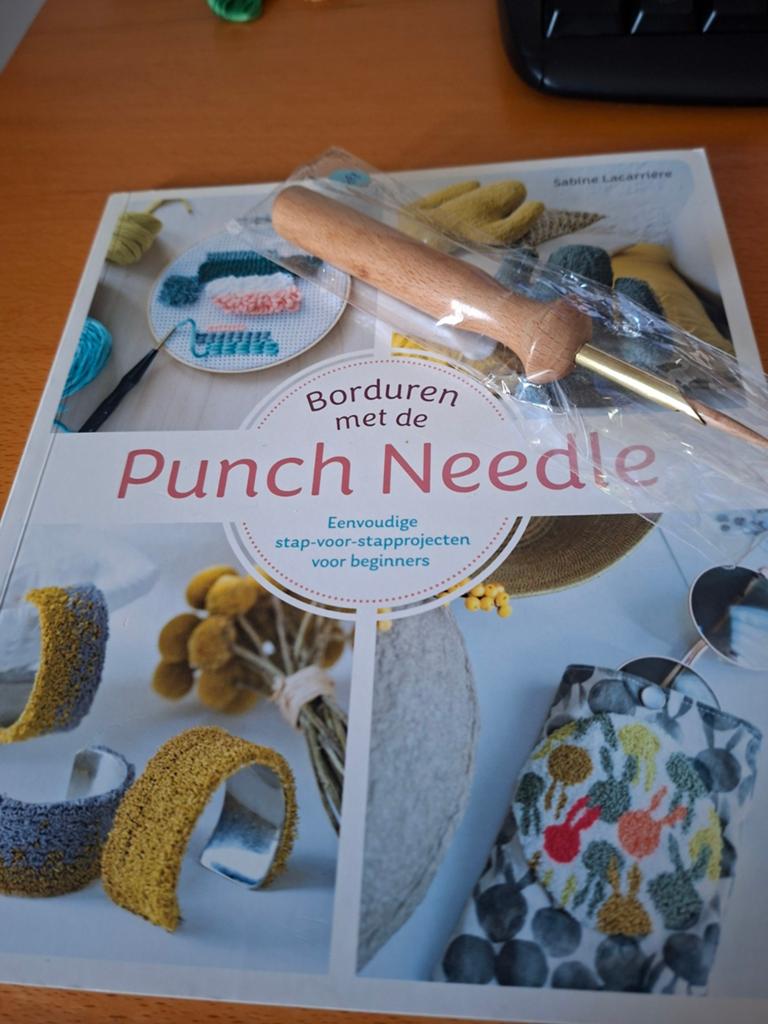 Punch needle samen met een boek voor beginners, Patroon, Nieuw, Ophalen of Verzenden, X