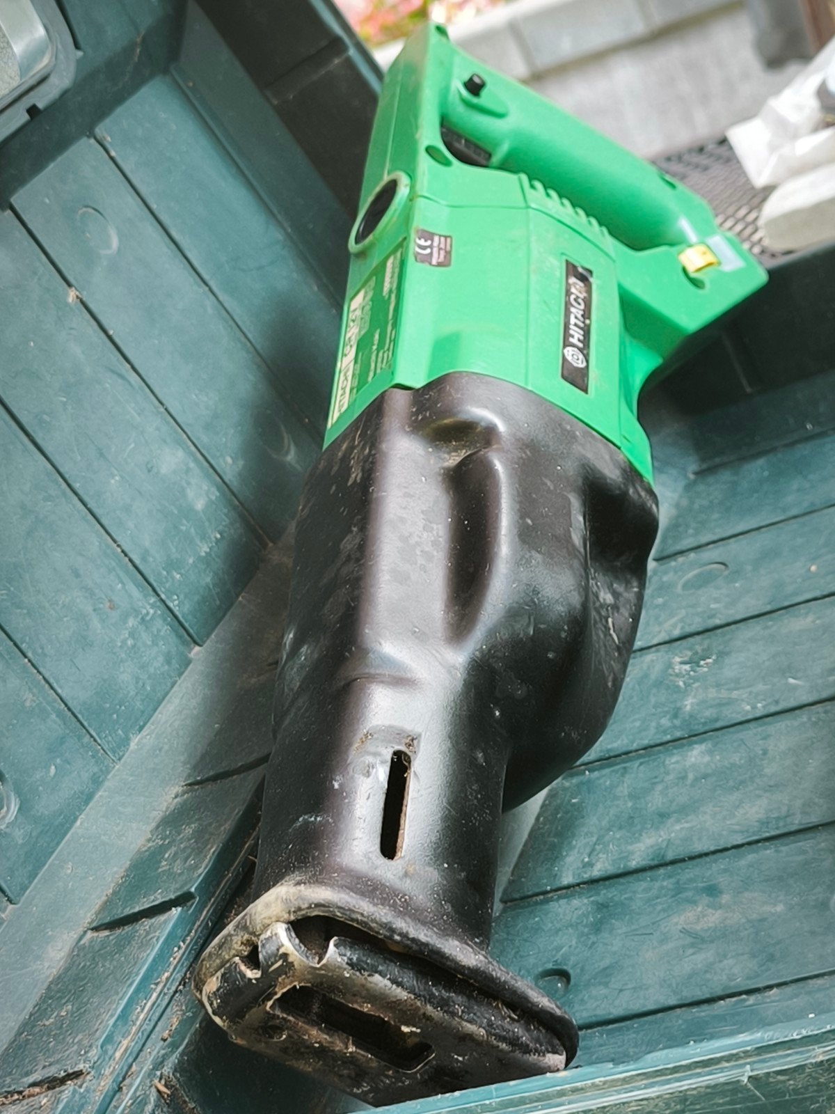 Hitachi Riciprozaag, Ophalen of Verzenden, 1000 watt of meer, Haakse handslijpmachine