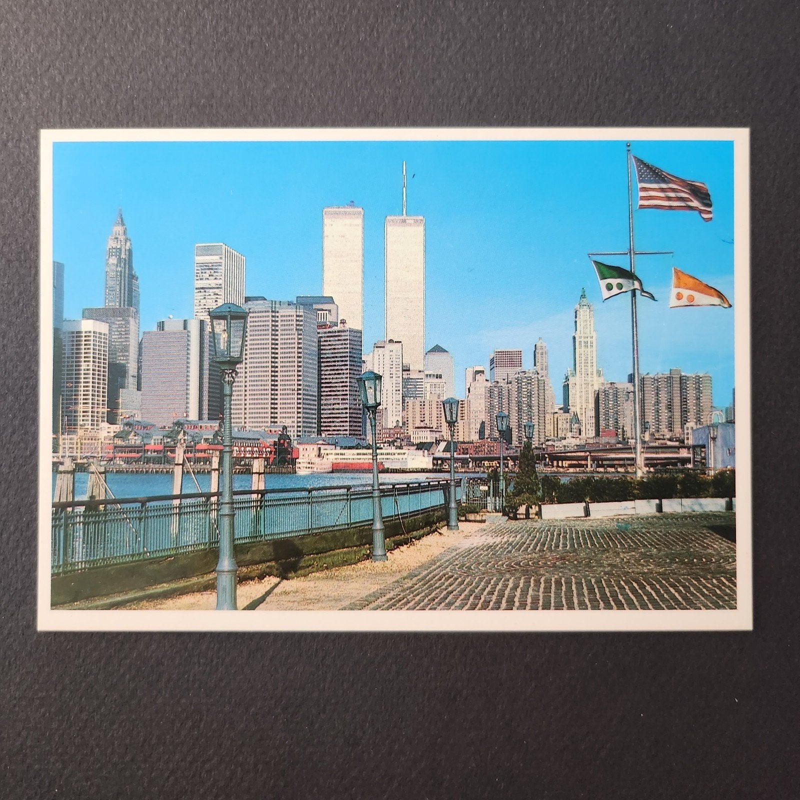 Ansichtkaart New York World Trade Center Twin Towers, Verzenden, 1980 tot heden, Ongelopen, Buiten Europa