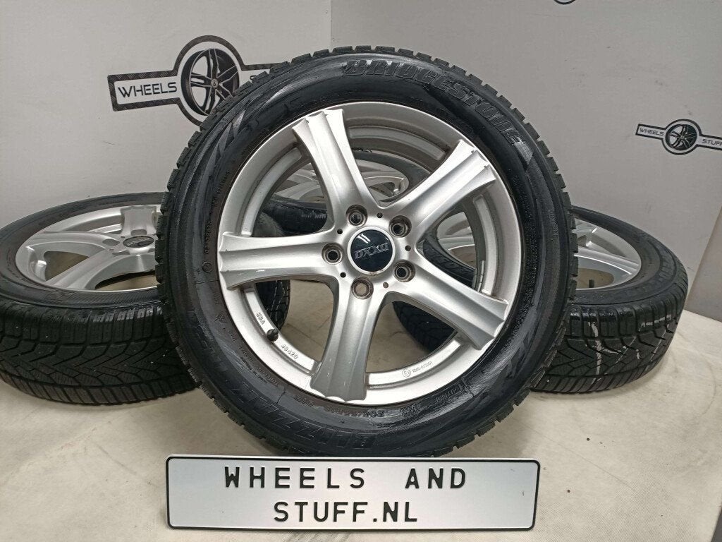 Oxxo lichtmetaal velgen 16"inch winterbanden VW Seat skoda, Ophalen, Gebruikt, 16 inch, Banden en Velgen