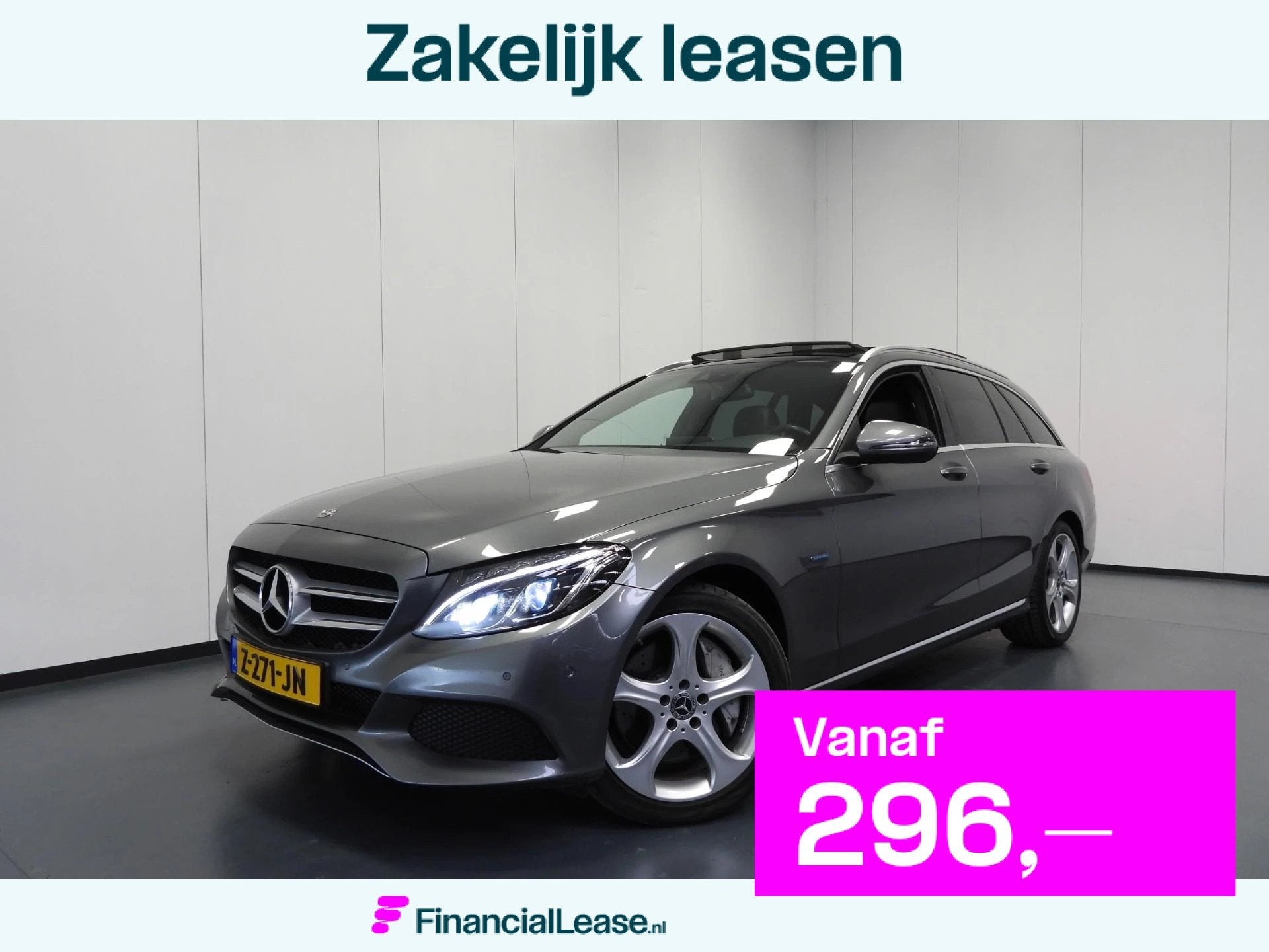 Mercedes-Benz C-Klasse Estate C350e Sport Edition LEER/SCHUI, Automaat, Achterwielaandrijving, Gebruikt, Euro 6