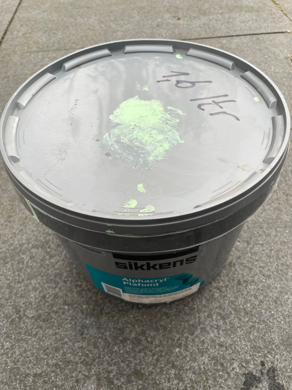 Sikkens Alphacryl Plafondverf - Extra Matte Acrylaat, Gebruikt, Overige kleuren, Ophalen of Verzenden, Verf