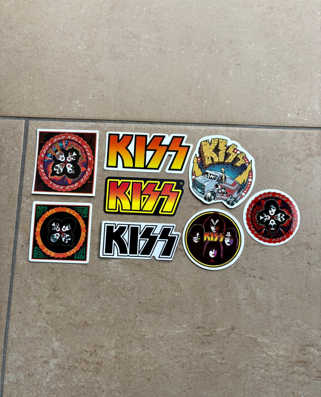 Kiss sticker set, Ophalen of Verzenden, Nieuw