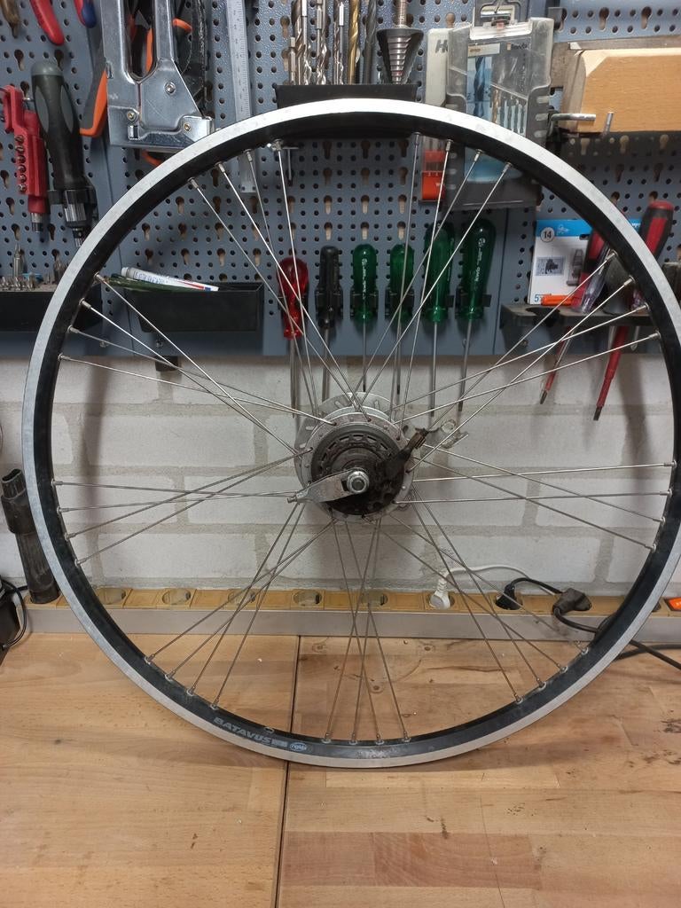 Batavus achterwiel 28 inch Nexus 8 met rollerbrake, Ophalen, Stadsfiets, Wiel
