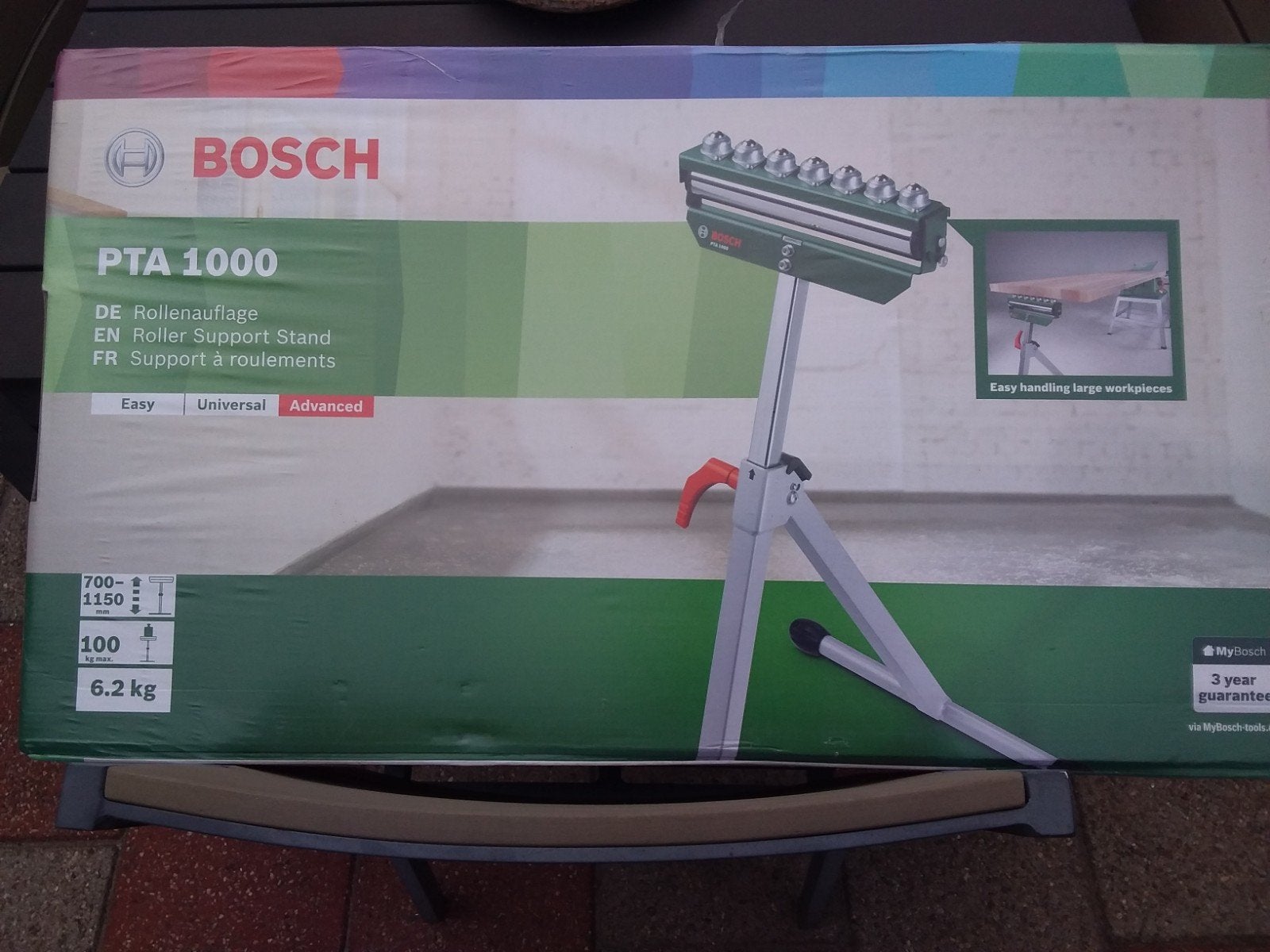 Bosch PTA 1000 rollensteun, Doe-het-zelf en Verbouw, Ophalen, Nieuw, Elektrisch, Bovenfrees