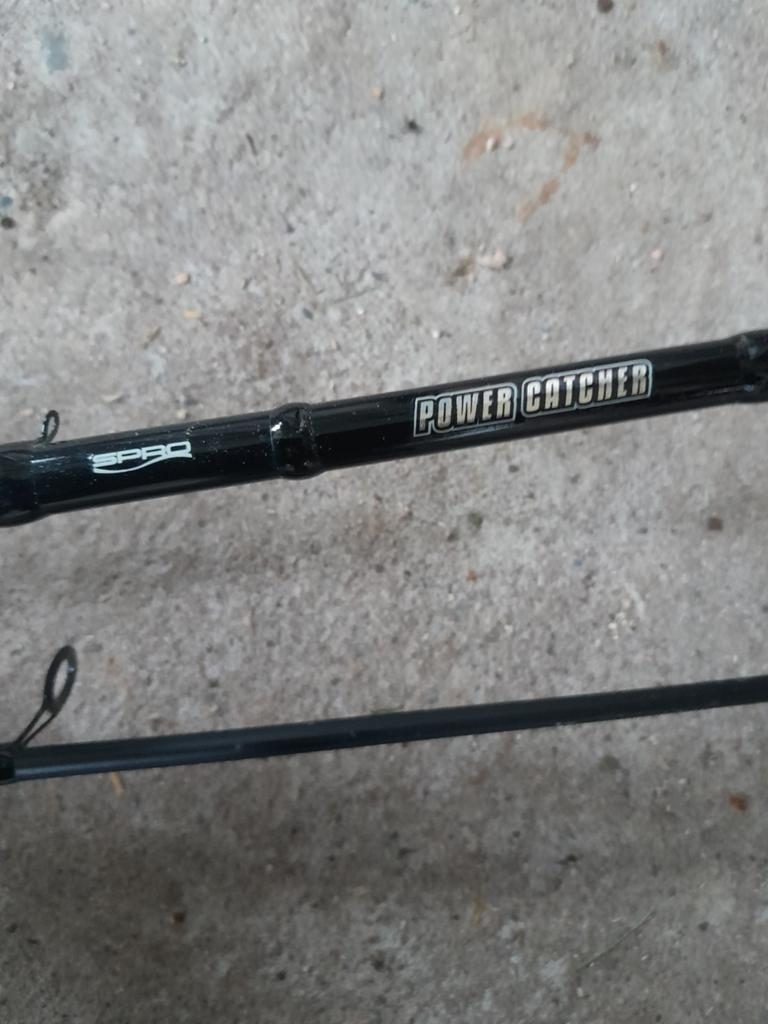 Spro power catcher spin jig 30g 2.40m, Ophalen, Gebruikt, Werphengel