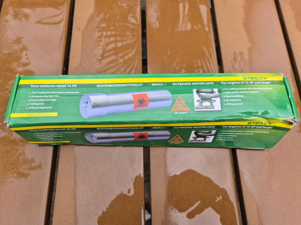 Steady Buitenboordmotorslot BBMS2 - SCM Goedgekeurd nieuw, Watersport en Boten, Accessoires en Onderhoud, Ophalen of Verzenden