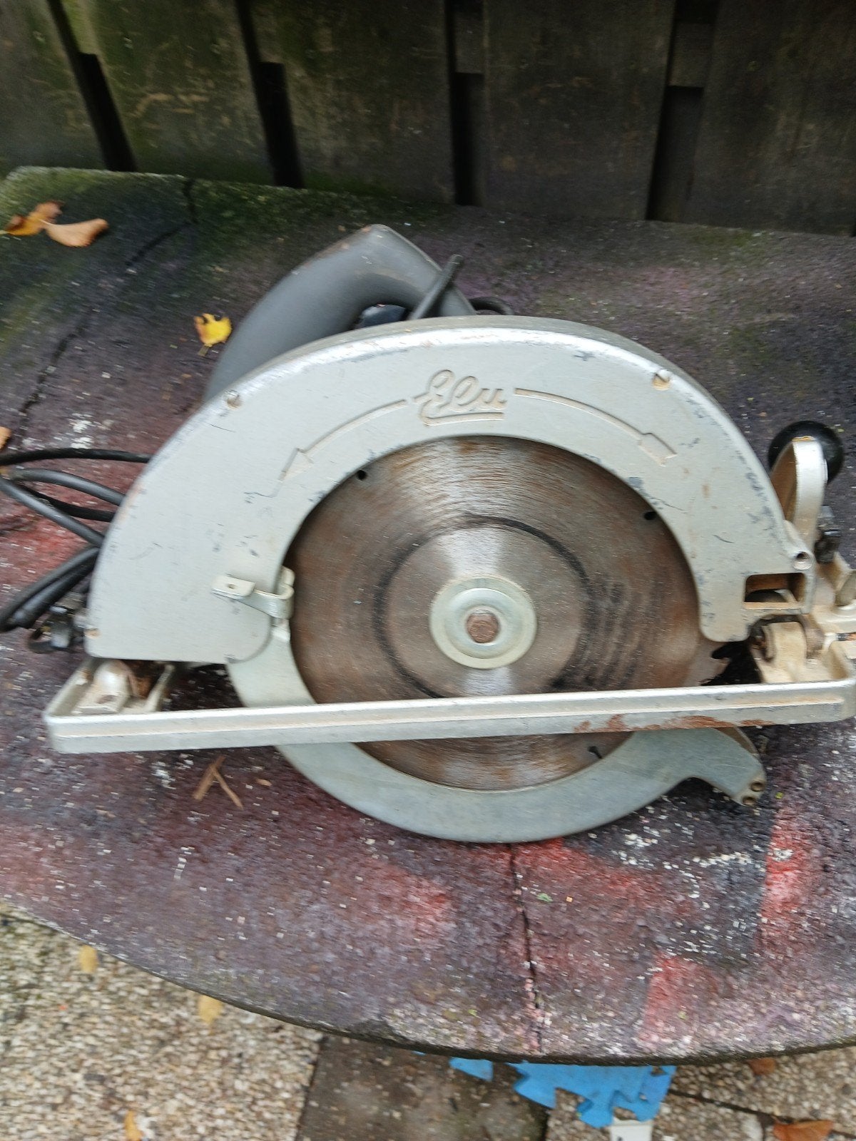 elu handcirkelzaag met zaagtafel, Ophalen, Gebruikt, Cirkelzaag, Elu
